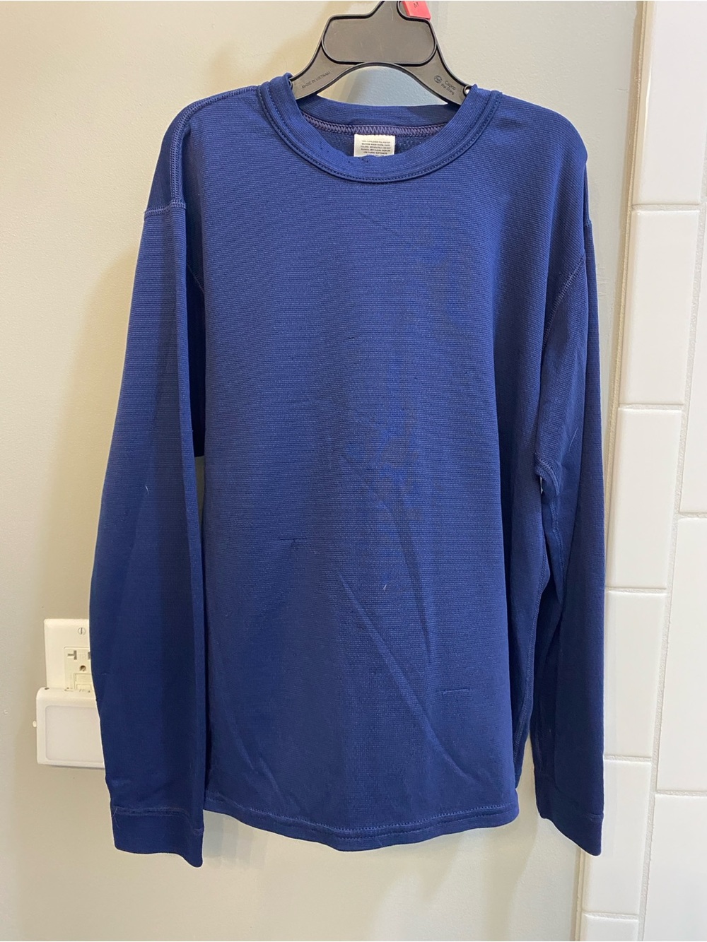 Patagonia Kids Long-Sleeve Crewneck Shirt - Blue / Size 12 / VGUC